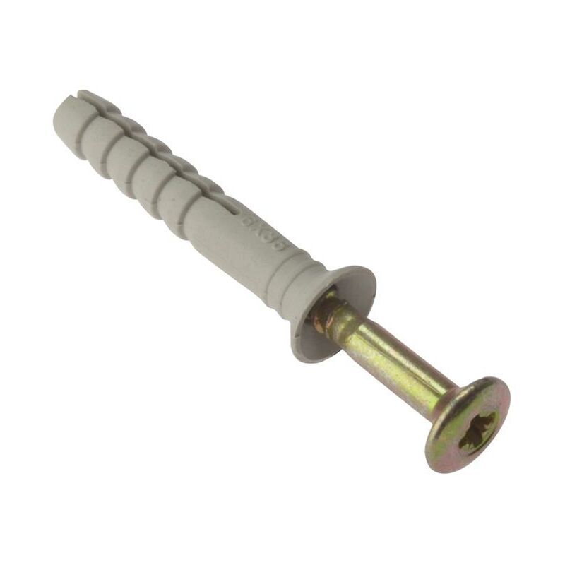 Forgefix - Hammer Fixing & Plug M6 x 60mm Bag 10 FORHF660G