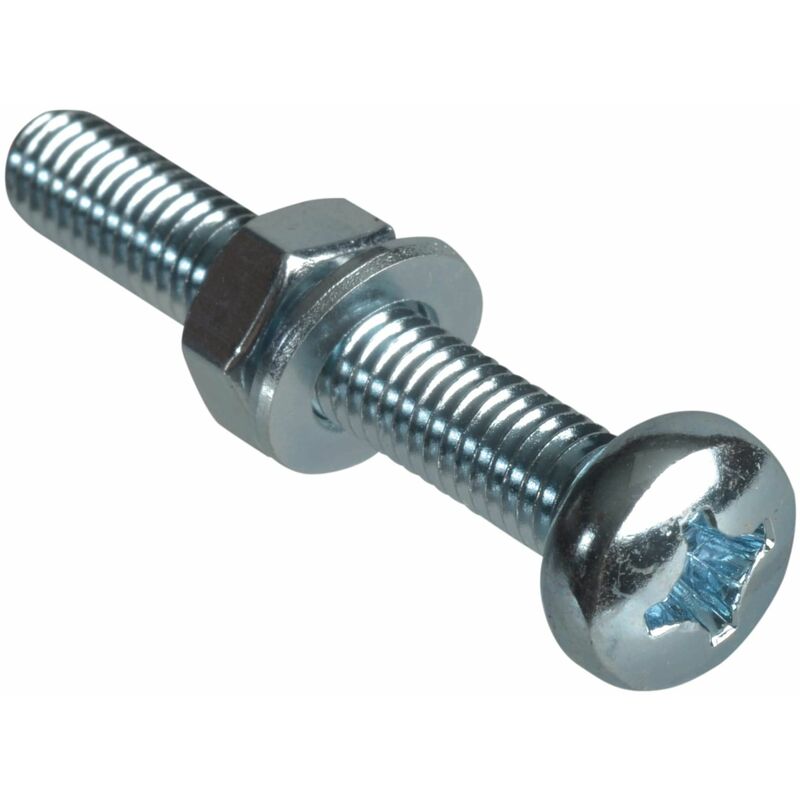 Machine Screw Pozi Pan Head zp M6 x 40mm Forge Pack 4 FORFPMSPH640