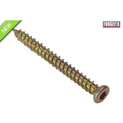 ForgeFix MAMCFS132 Concrete Frame Screw ZYP 7.5 x 132mm Box 100 FORCFS132YN