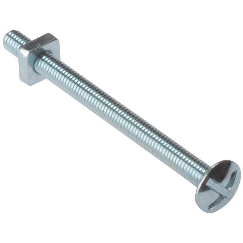 Roofing Bolt zp M6 x 100mm Bag 25 FORRBN6100M - Forgefix