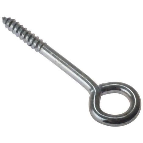 12 Pcs M6*80mm Screw Eye Hooks With Expansion Tubes, Stainless