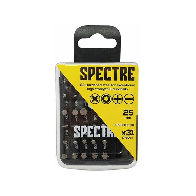 Spectre Bit Set, 31 Piece FORSPBS31 - Forgefix