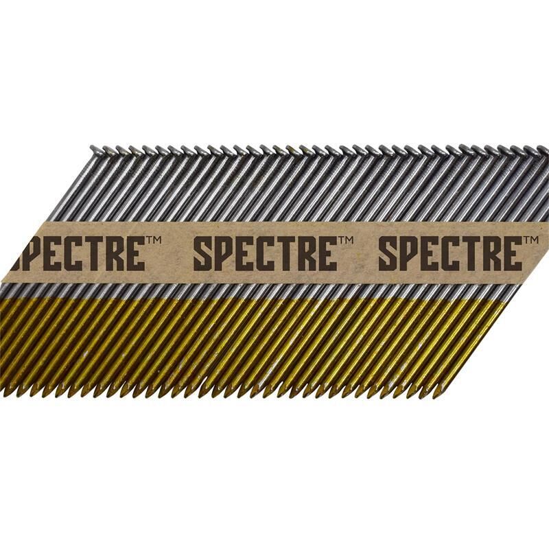 Forgefix Spectre Collated Framing Nail Galvanised 3.1 x 90mm - SPEFNP3190G-RP - Perfect for Wood Framing