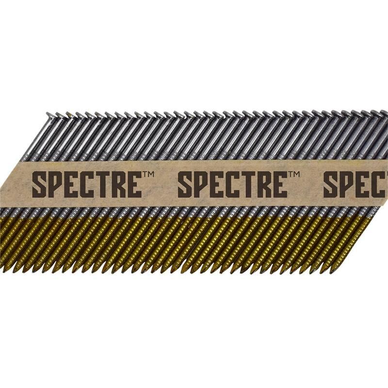 Forgefix Spectre Collated Framing Nail Bright 2.8 x 50mm - SPEFNR2850B - Great for Flooring