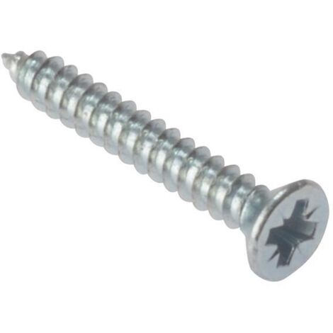 ForgeFix STCSK126ZP Self-Tapping Screw Pozi Compatible CSK ZP 1/2in x 6 Box 200 FORSTCK126Z