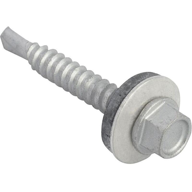 Forgefix - TechFast Hex Head Roofing Screw Self-Drill Light Section 5.5 x 38mm Pac