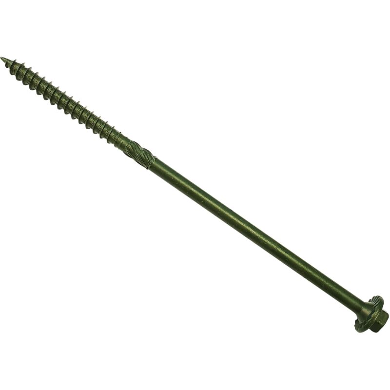 ForgeFix Timber Fixing Screws Green Treated 6.3 x 150mm Bag 20