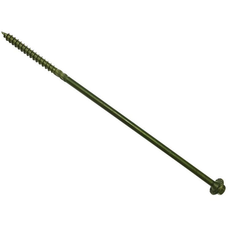 ForgeFix 20TF200 Timber Fixing Screws Green Treated 6.3x 200mm Bag 20 FOR20TF200