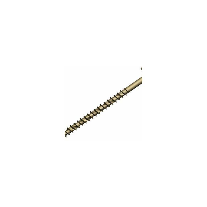 Forgefix - Wafer Head Torx® Compatible Construction T40 Screws Tan 8x180mm Tub 25