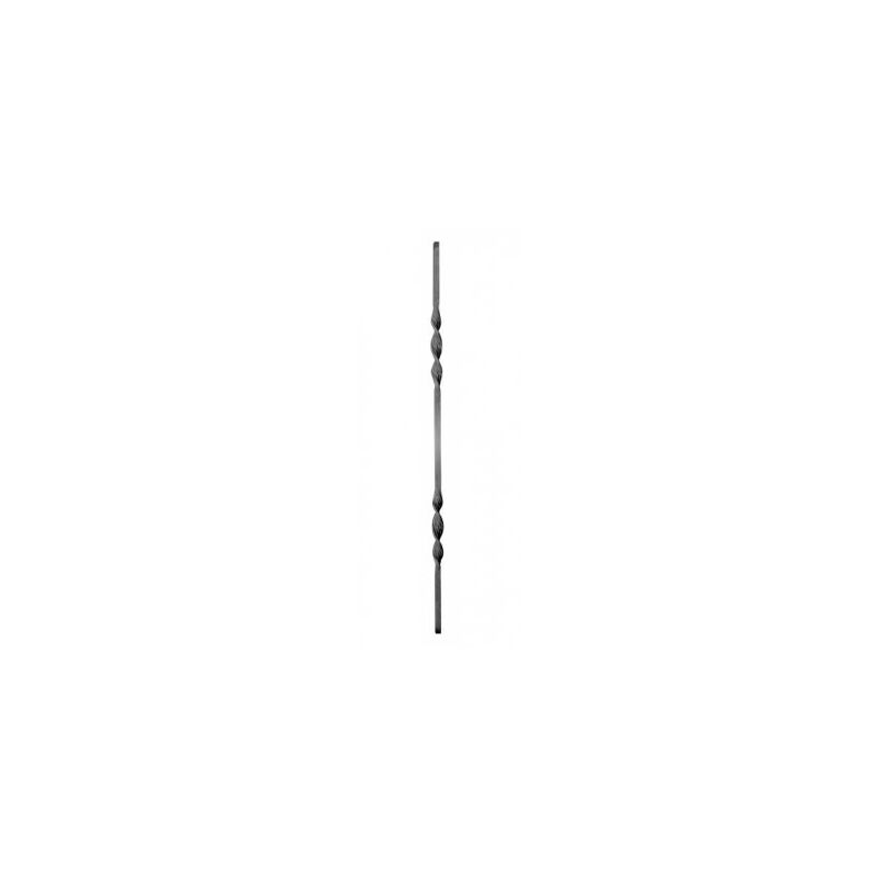 Forja balaustre FBA016B 2 lazos 14