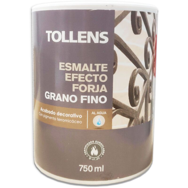 

ESMALTE EFECTO FORJA GRANO FINO AL AGUA 750 ml | COLOR: Hierro 478 - Hierro 478