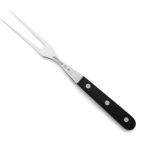 Fork Carving Arcos Universal 284100 Nitrum Steel, avec Mango Polyoxyméthylène et 16 cm dans un étui.