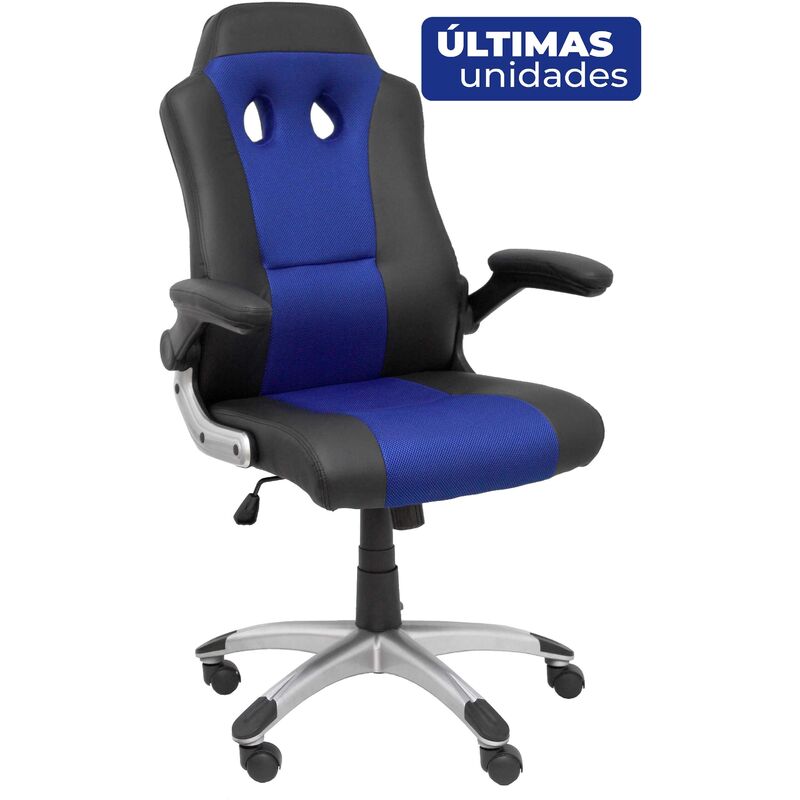 

Silla gaming Talave similpiel negro y azul