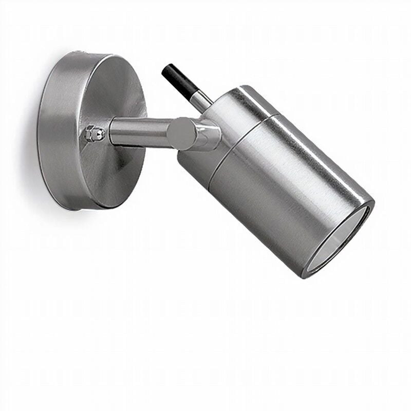 Lampada Da Parete Ip54 Lord Gu10 8W Acciaio Inossidabile 300Lm - Forlight