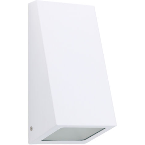 LEDS-C4 FORLIGHT - Aplique de pared exterior Karen Big acabado Blanco IP44 15W E27