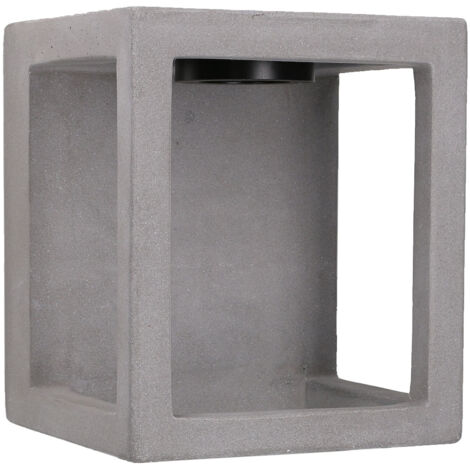 FORLIGHT Applique Extérieure Ip65 Box Led 4W 4000K Ciment 208Lm - gris