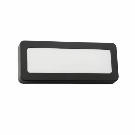 Forlight Applique Extérieure Ip65 Grove Diffuser Rectangular Led 3W 4000K Noir 219Lm