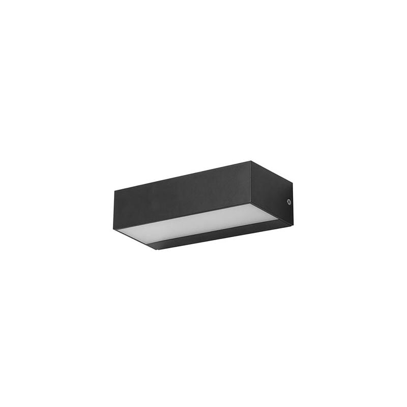 Ara Small aplique exterior empotrable de paret con luz led blanco calido 3000K en color gris urbano