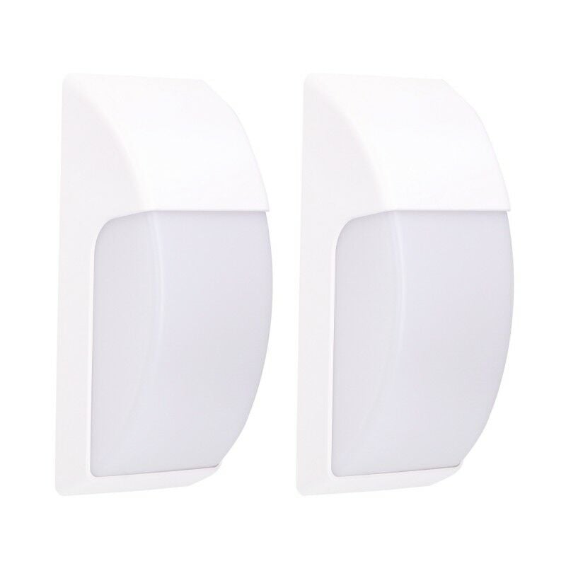 Area (2uds) Applique Extérieure IP65 E27 15W Blanc 1263Lm - Blanc - Forlight