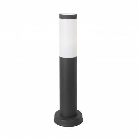 FORLIGHT Balise de Jardin Ip55 Koral 450Mm E27 15W Gris Urbain 1485Lm