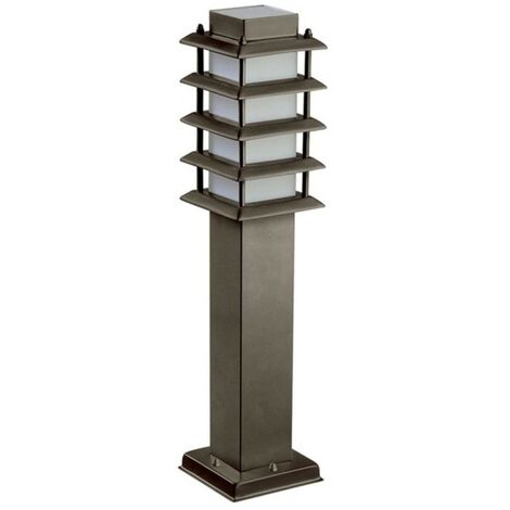 FORLIGHT Balise de Jardin Ip55 Siljan E27 15W Marron 1500Lm - Marron