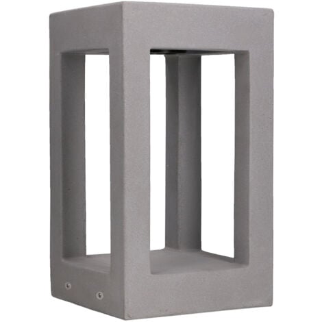 Forlight Balise de Jardin Ip65 Box 350Mm Led 5.8W 4000K Ciment 115Lm