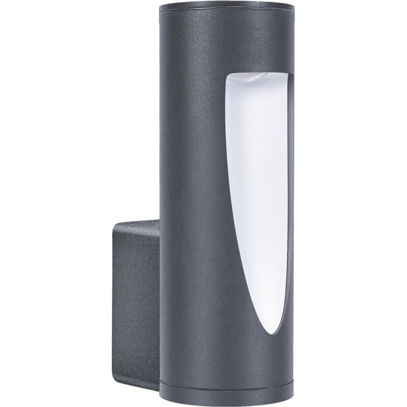 Brit - Aplique Exterior led con Luz Cálida 3000K para Jardín y Terraza IP54 de Color Gris Urbano