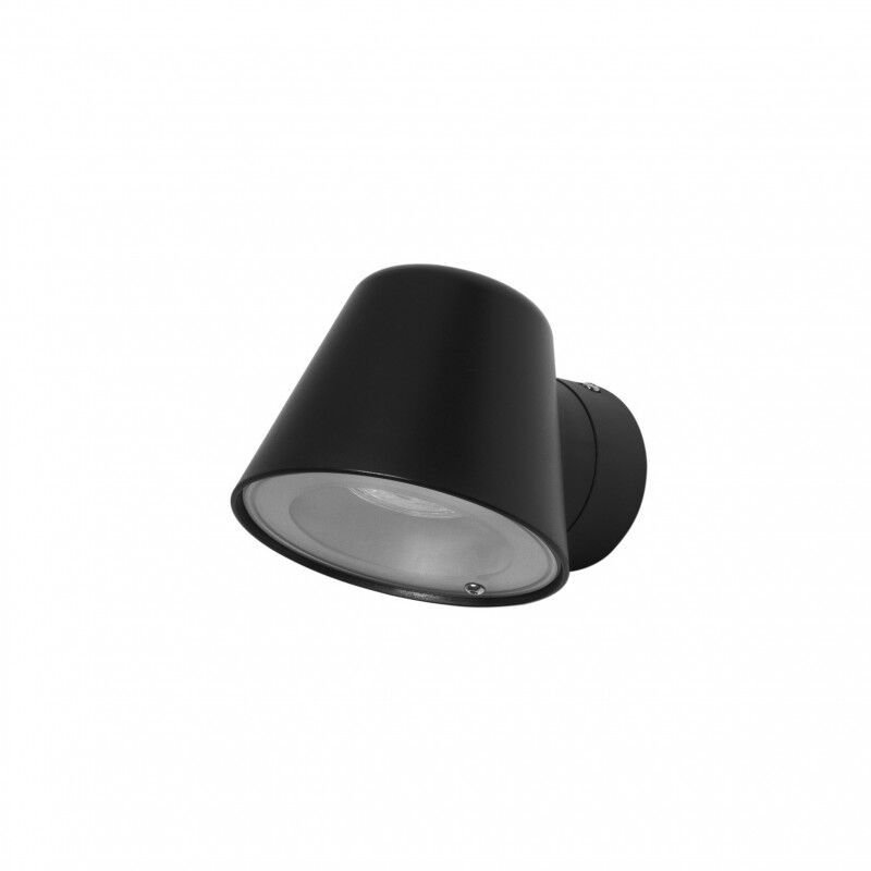 Image of Cone Muro esterno Applicare 1 focus orientabile con ip54 nero - Forlight
