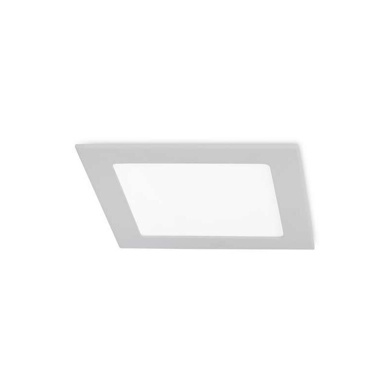 

Forlight Easy - Downlight LED Empotrable Cuadrado Gris 12cm 580lm 3000K