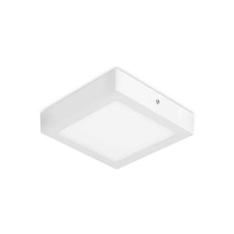 Image of Plafoniera Ip23 Easy Square Surface 170Mm Led 10W Bianco Neutro - 4000K On-Off Bi - Forlight