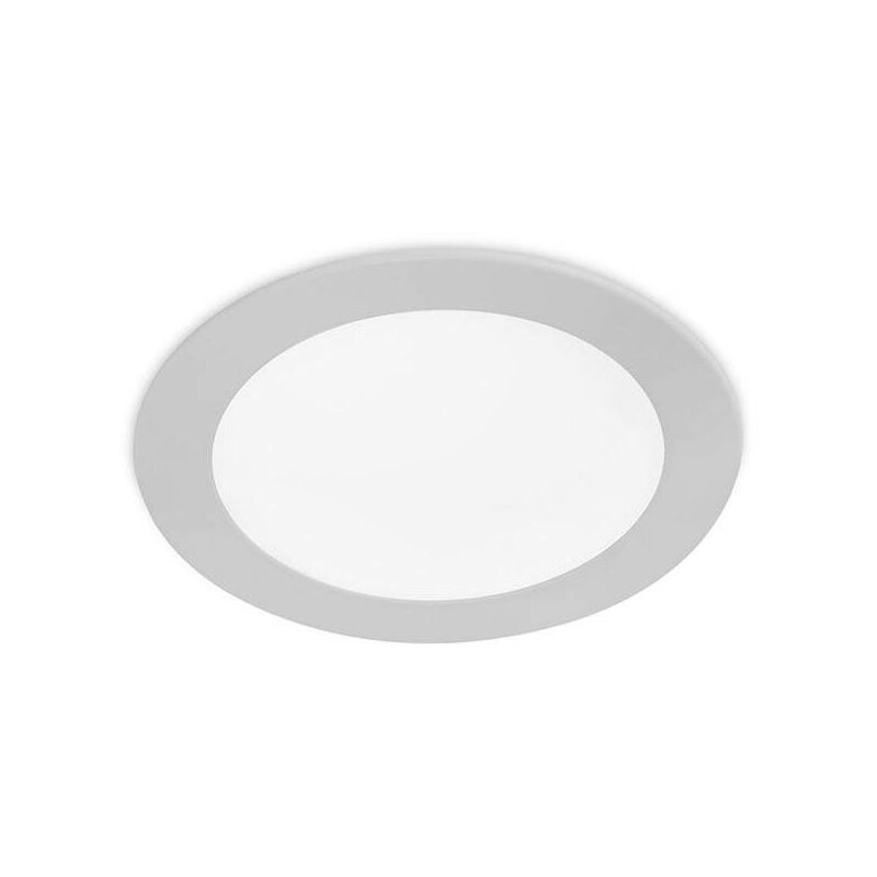 Image of Forlight Easy - Faretto da incasso rotondo a LED integrato grigio - bianco caldo