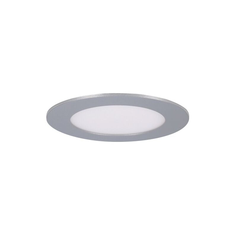 Image of Faretto tondo Easy con luce LED di colore bianco caldo 3000K Ø 120mm di colore grigio