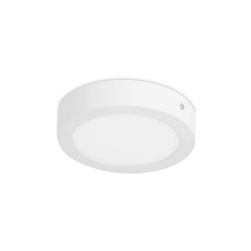 Forlight Easy - Integrated led Round Surface Mounted Downlight Matt White - Cool White