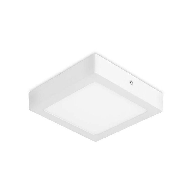 Forlight Easy - Integrated LED Square Surface Mounted Downlight Matt White - Cool White
