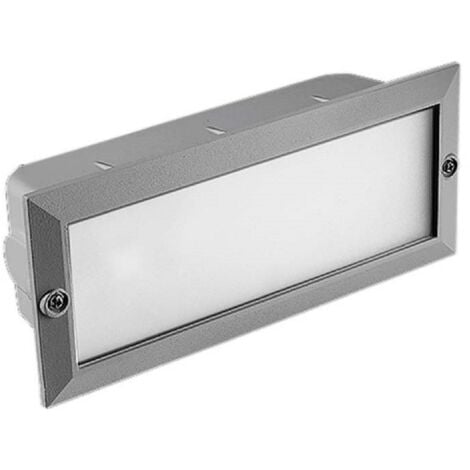 FORLIGHT LIGHTING FORLIGHT Empotrable De Pared Ip44 Tamesis E27 60W Gris 1055Lm