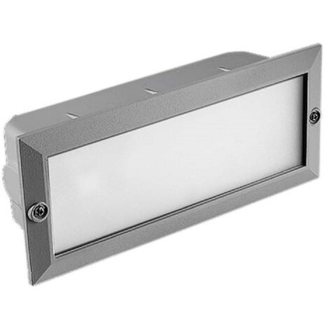 FORLIGHT Encastrés De Mur Ip44 Tamesis E27 15W Gris 1055Lm - gris