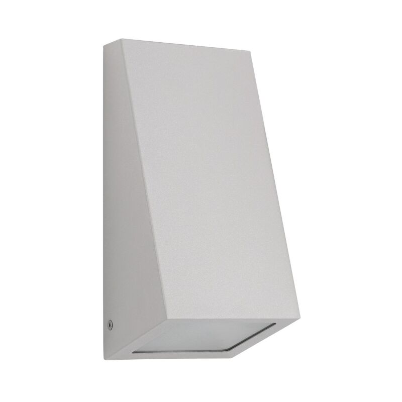 Karen big aplique de uso exterior para bombilla E27 en color gris
