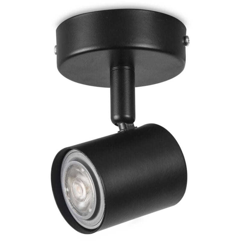 Forlight Lighting - Keeper Double proyector para boombilla GU10 en color negro
