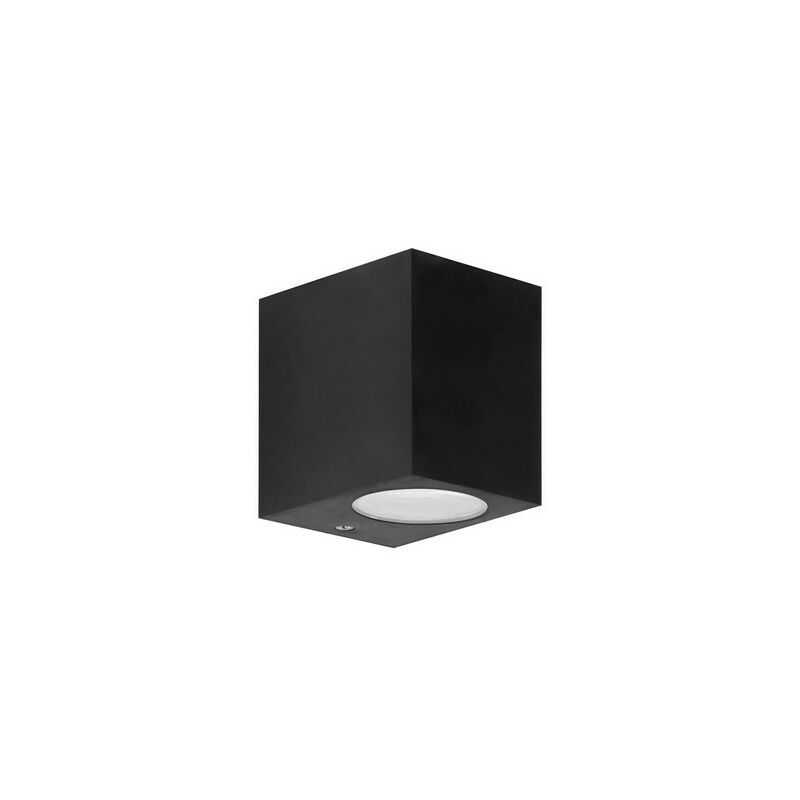 

Forlight Kubo One Emission - Aplique de pared exterior Downlight Negro IP44 GU10 7W