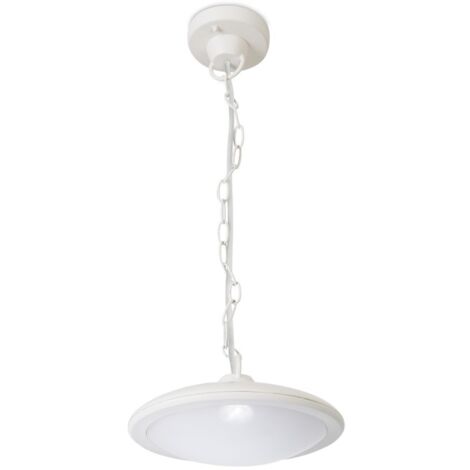 Forlight Lampada a Sospensioni per Esterni Pergola Led 7.5W Bianco Caldo - 3000K On-Off Bianco 533Lm
