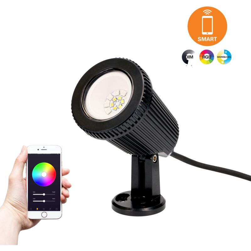 

Proyector Ip65 Neo Smart Led Led Led 4,,Na,,Naw Rgb Negro - Negro - Forlight