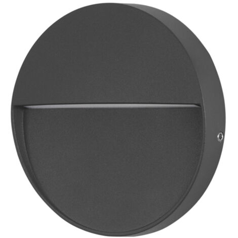 Forlight Nod Round - Foco LED Exterior IP65 de Superficie para Pared. Lámpara de Pared para Señalizar Caminos  Escaleras y Rod