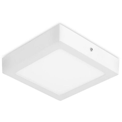 FORLIGHT LIGHTING FORLIGHT Plafon Ip23 Easy Square Surface 170Mm Led 10W 3000K Blanco 874Lm