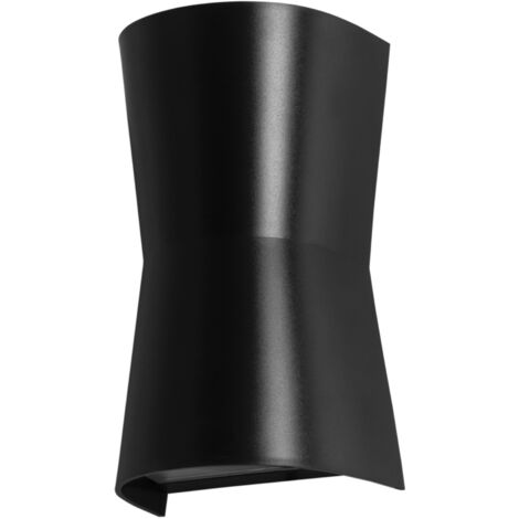 Forlight Prisma Die externe Wand bringt Gu10 -Licht für Garten und schwarze IP65 -Terrasse auf