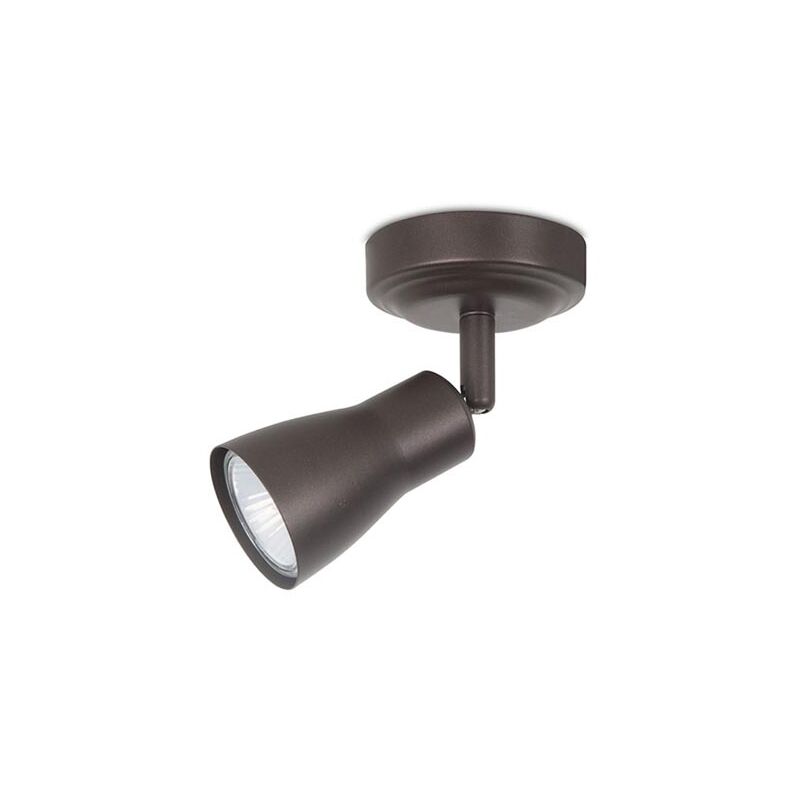 Forlight - Proyector Ip20 Safran Single Gu10 8W Marrón 550Lm