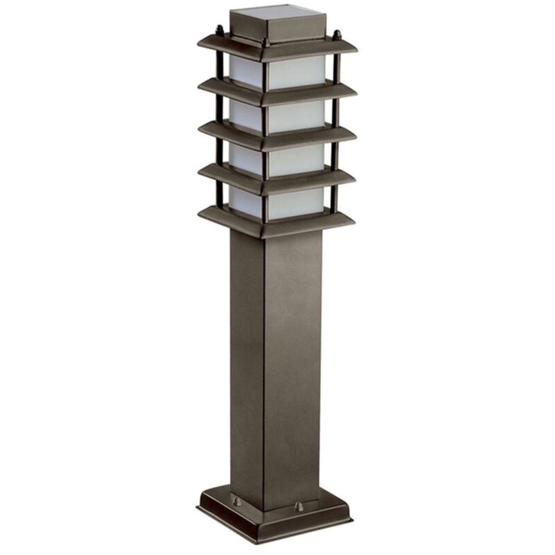 Leds-c4 - Forlight Siljan - Paletto luminoso da esterno 1 luce marrone IP55