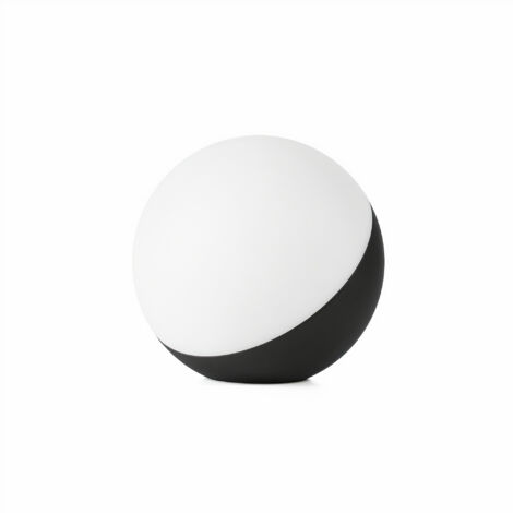 Forlight Sphere - Lámpara Portátil para Jardín con Batería Recargable. Bola LED para Interior y Exterior IP44 con Intensidad de Luz Regulable. LED 1,5W y Luz Cálida 27000K. Color Negro