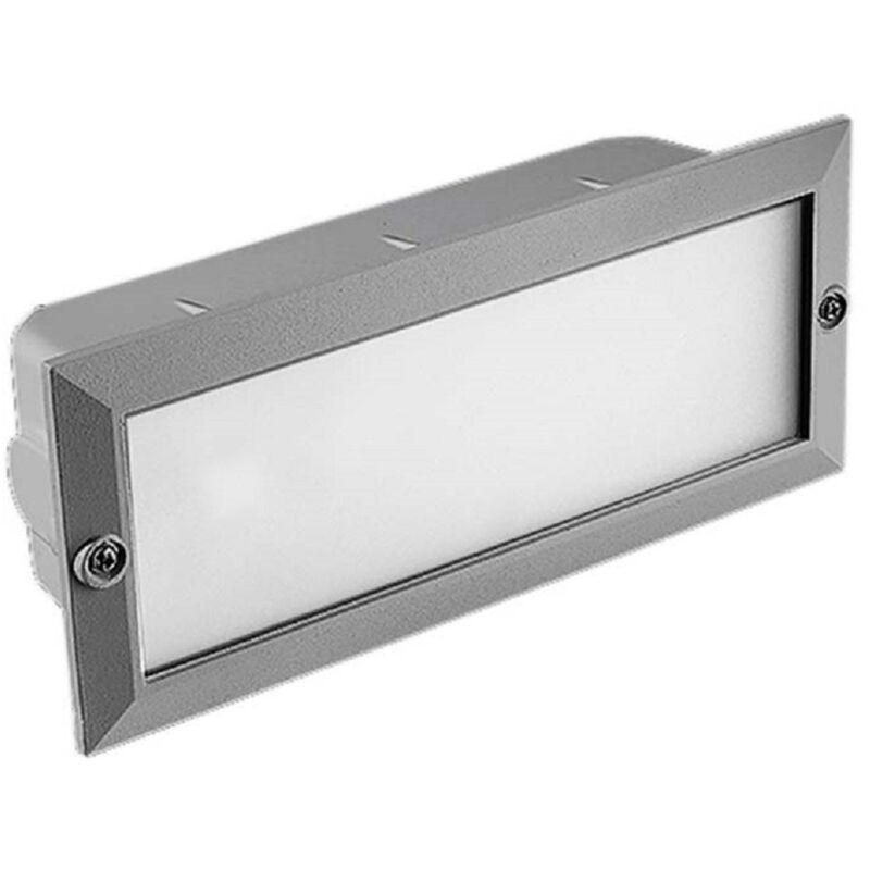 Image of Empotrable De Parosso Ip44 Tamesis E27 60W Gris 1055Lm