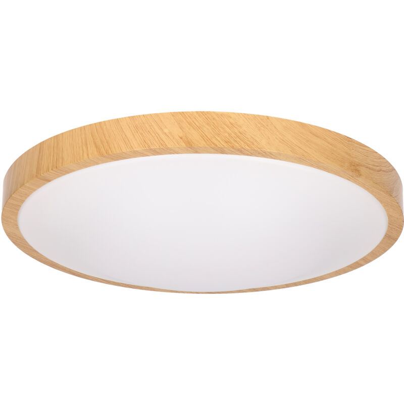 

Plafon Ip44 Tempo Ø410Mm Led 22,8W 3000K Imitación Madera 1821Lm - Madera - Forlight