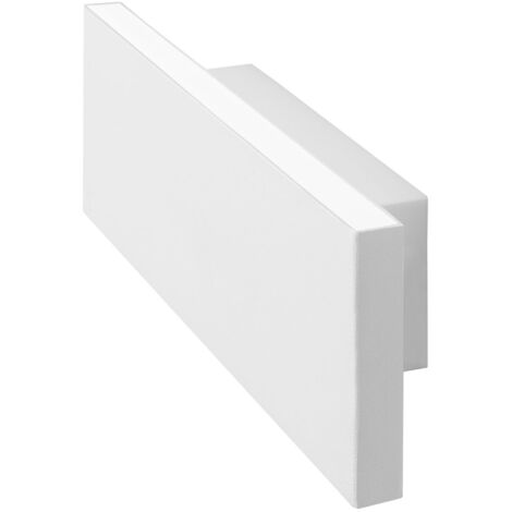FORLIGHT Thin - Aplique de Pared LED para Interior, Aplique LED Moderno con Luz LED Arriba y Abajo de 6,4W y 215lm, Luz Cálida 3000K, Color Blanco